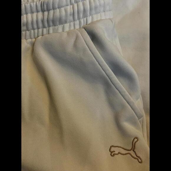 PUMA Cream Sweatpants Medium Joggers - Picture 6 of 9